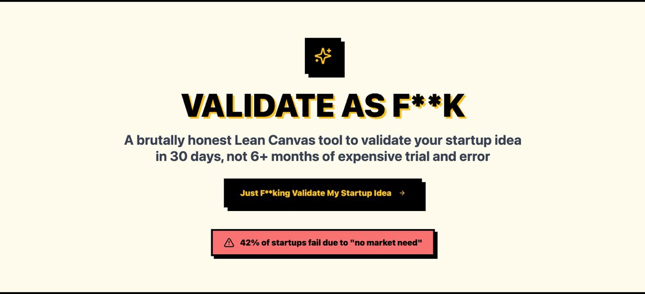 Just F**king Validate Your Startup Idea - Product Images - Image 1