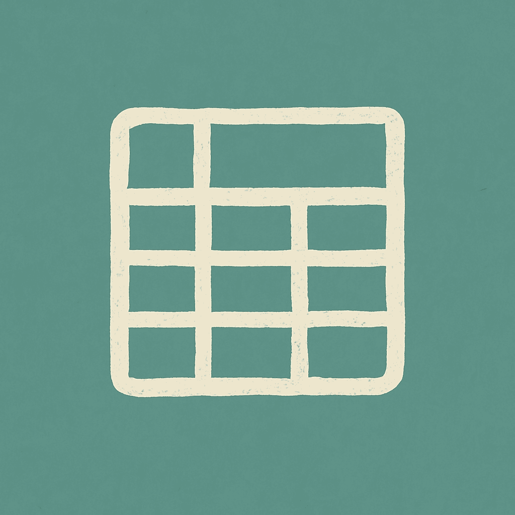 MiniSheet - Mini Spreadsheet logo