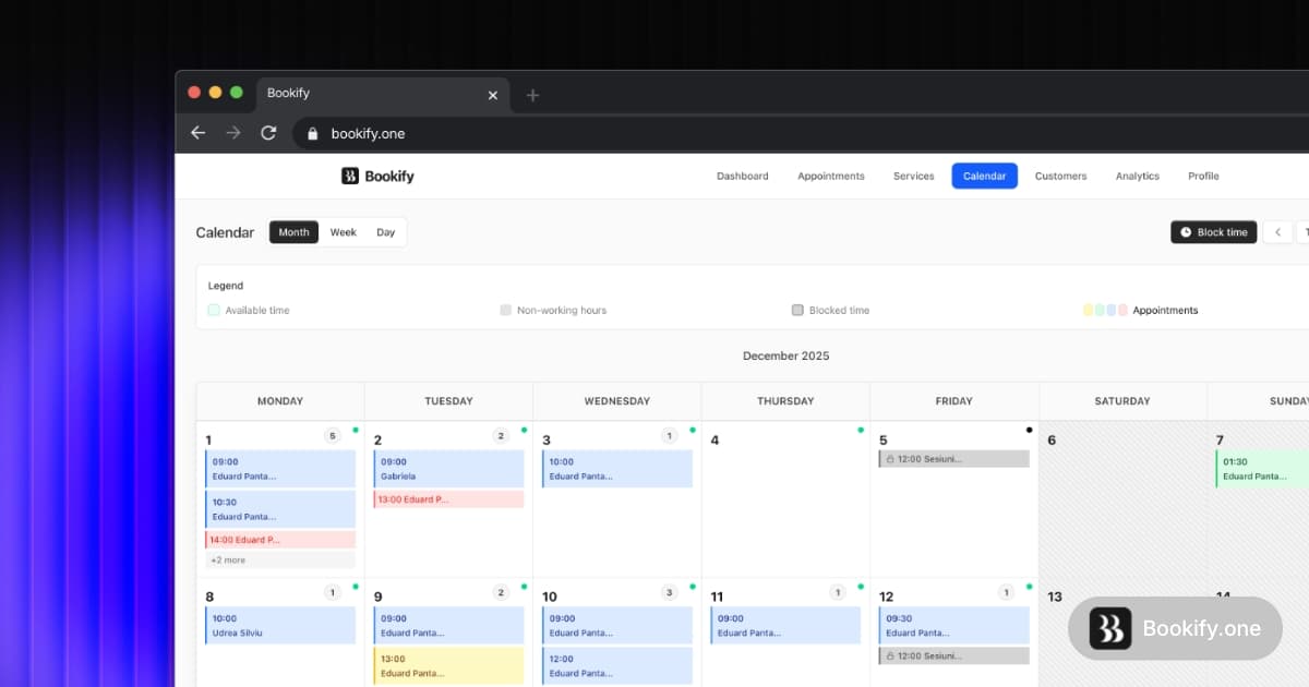 Bookify - Appointment Scheduling System - Product Images - Image 1