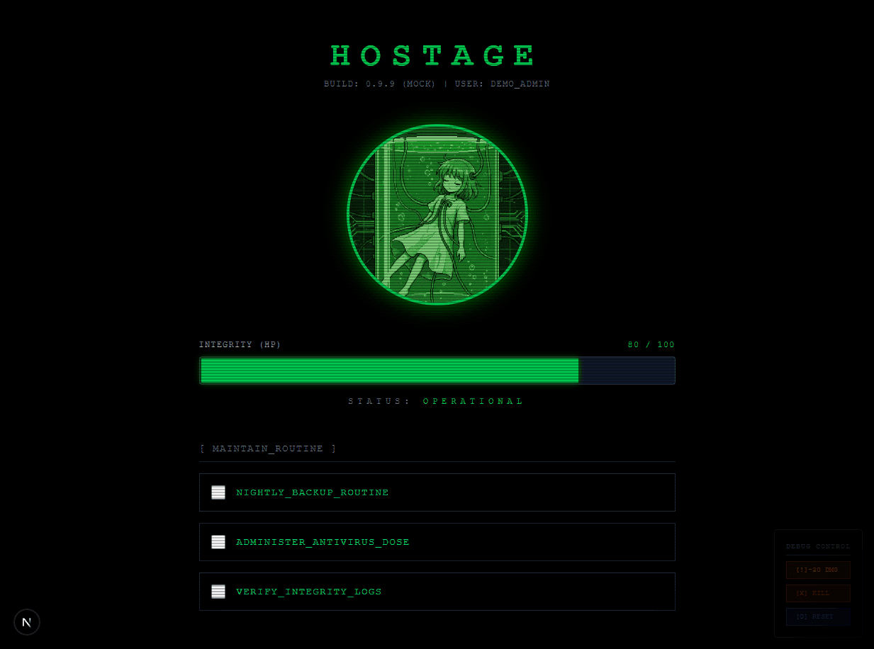 HOSTAGE - Solana Horror Productivity dAp - Product Images - Image 1