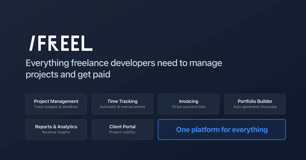 Freel: Everything freelance developers need to manage projects | Orynth