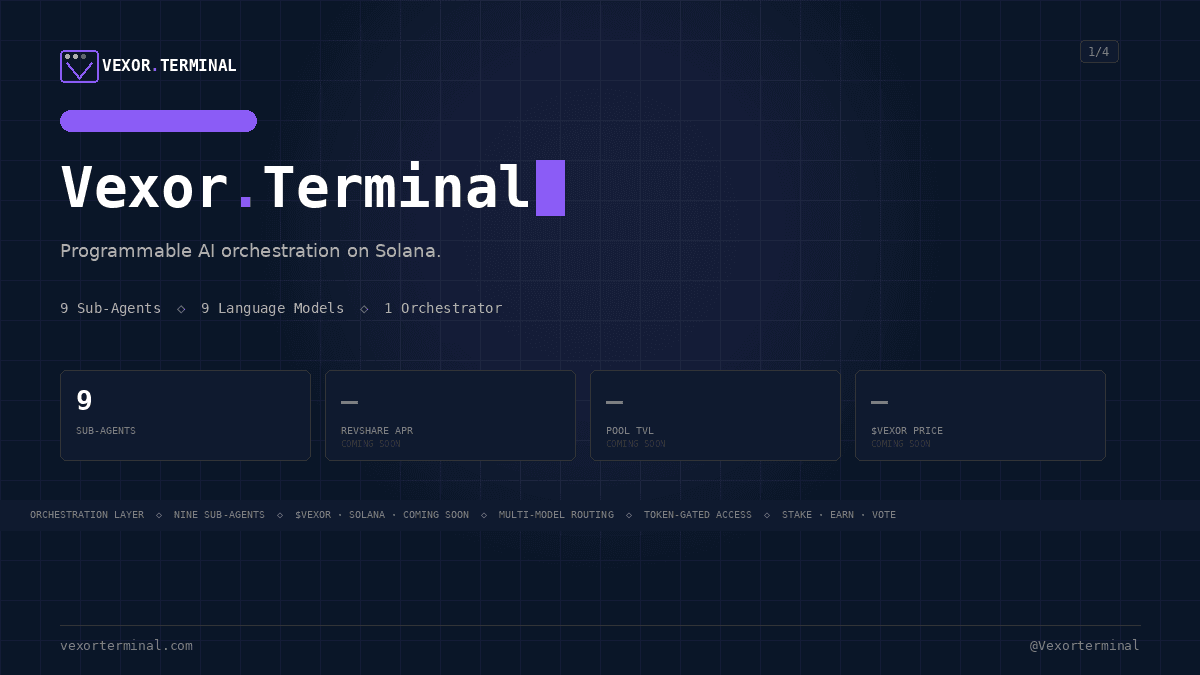 Vexor terminal: Agents , ai | Orynth