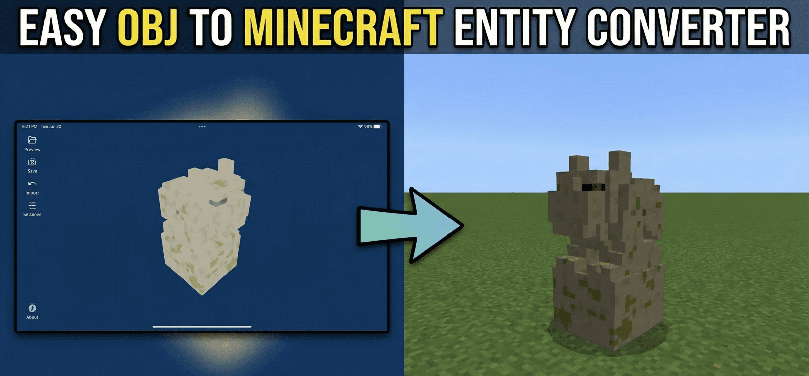 OBJ2MC Addon Studio - Product Images - Image 2