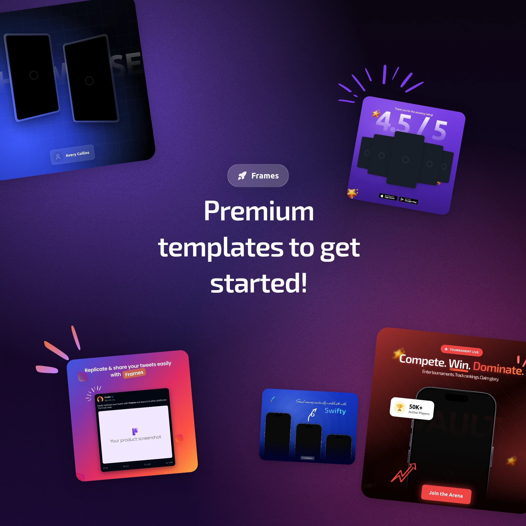 Frames: Create stunning product visuals for your apps in seconds | Orynth